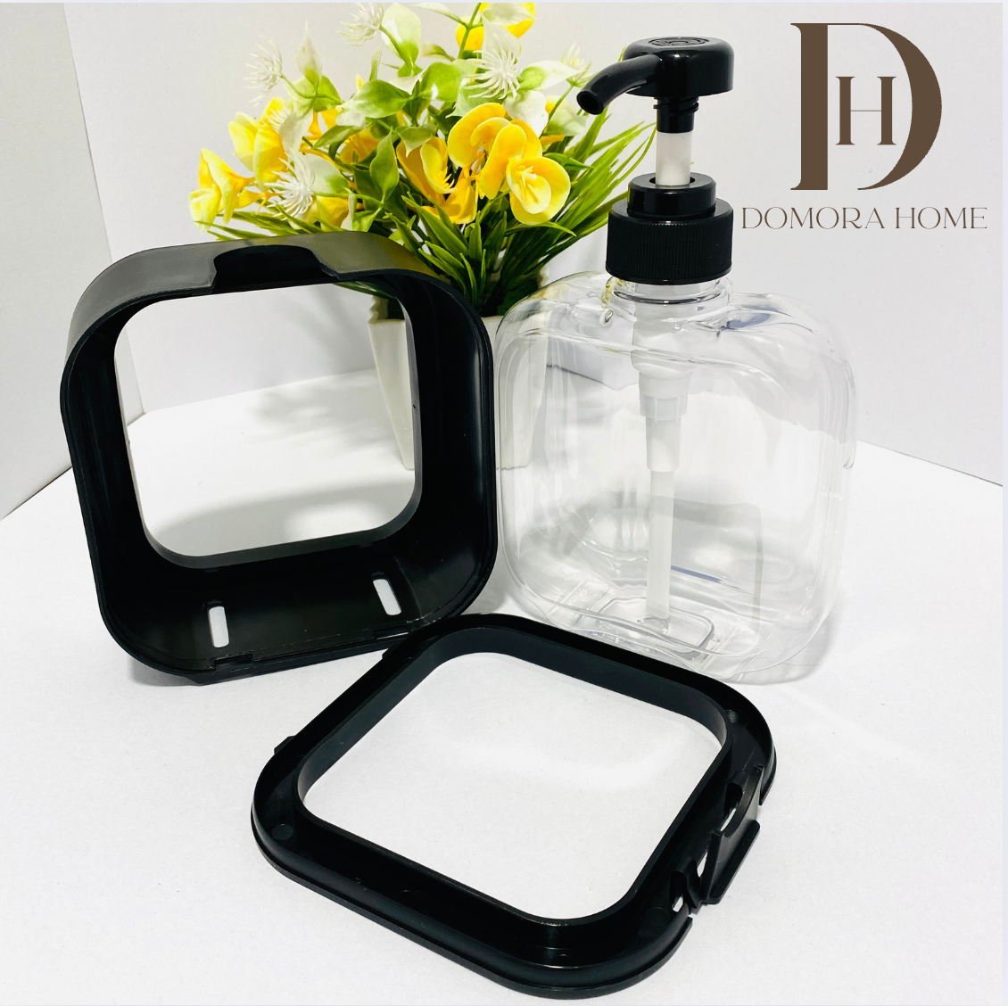 Dispensador de Jabón 500 ml,Multiusos para Jabón, Baño, Cocina, Crema, Gel antibacterial.