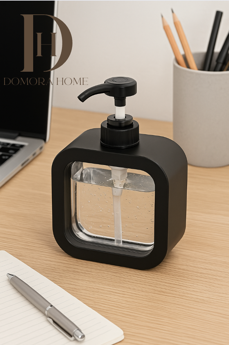 Dispensador de Jabón 500 ml,Multiusos para Jabón, Baño, Cocina, Crema, Gel antibacterial.