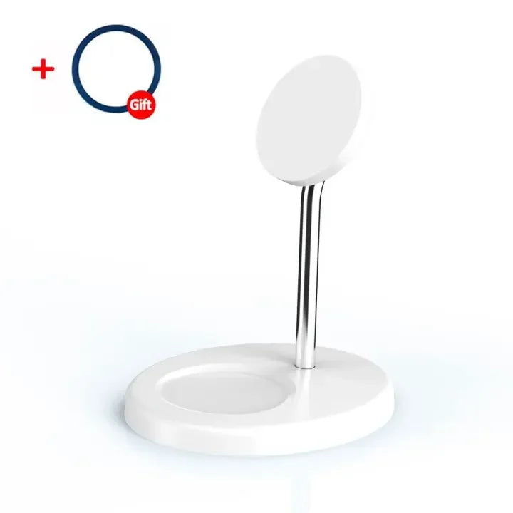 Cargador Inalámbrico Magnético 2 en 1 de 30W para iPhone y AirPods Pro – Estación de Carga Rápida