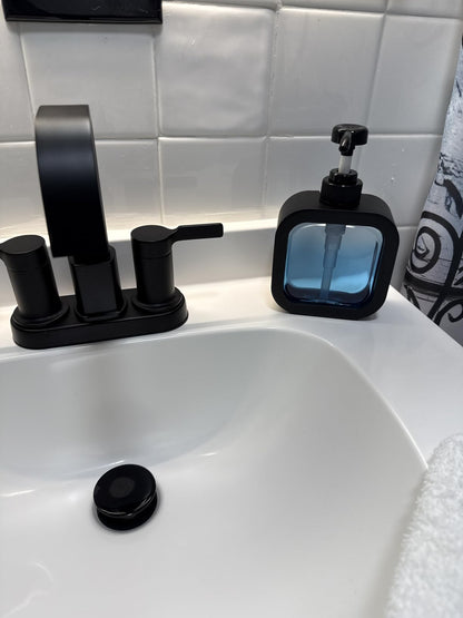 Dispensador de Jabón 500 ml,Multiusos para Jabón, Baño, Cocina, Crema, Gel antibacterial.