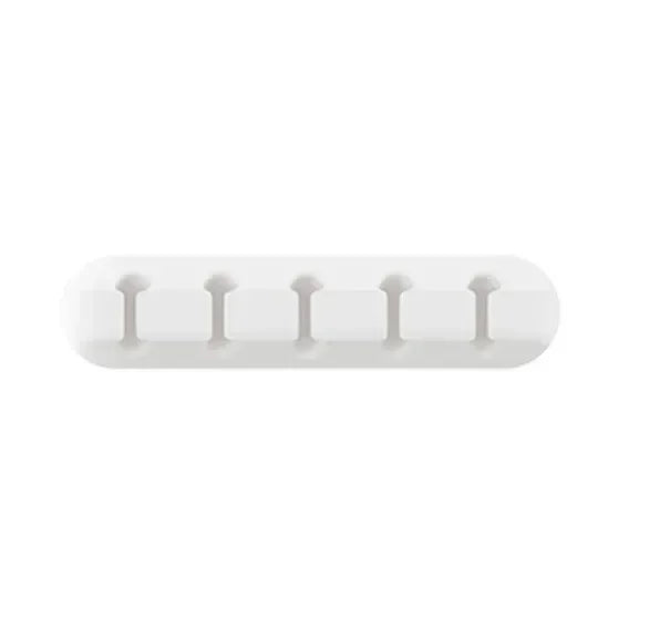 Organizador de cables USB de silicona.