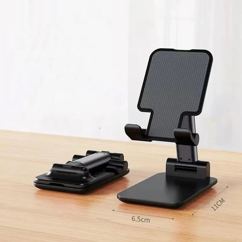 Soporte Plegable para Teléfono Móvil y Tablet – Montura de Escritorio Ajustable, Flexible, Ideal para Transmisiones en Vivo y Uso Diario – Compatible con Todos los Teléfonos
