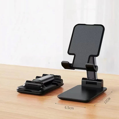 Soporte Plegable para Teléfono Móvil y Tablet – Montura de Escritorio Ajustable, Flexible, Ideal para Transmisiones en Vivo y Uso Diario – Compatible con Todos los Teléfonos