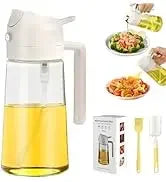 Botella Dispensadora de Aceite 2 en 1 Vidrio,