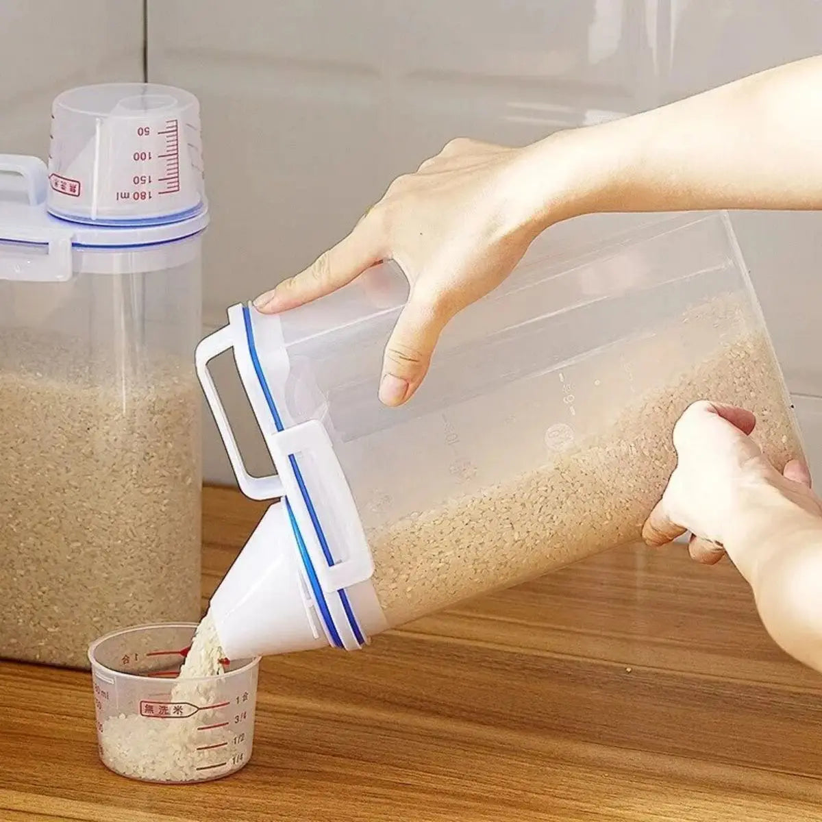 Recipiente Hermético para Almacenamiento de Alimentos