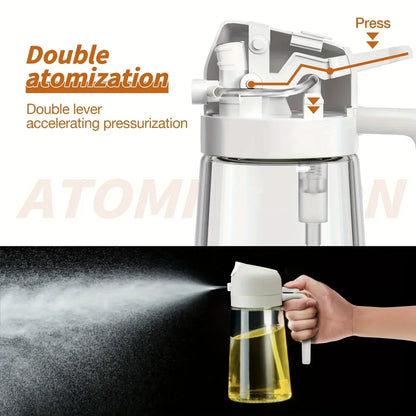 Botella Dispensadora de Aceite 2 en 1 Vidrio,