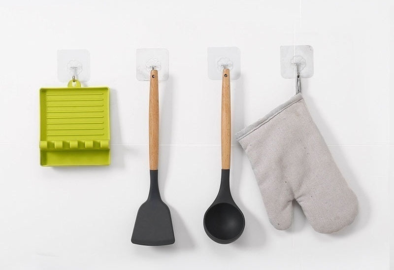 Soporte de Cucharas de Cocina – Organizador de Tenedores, Espátulas y Palillos.