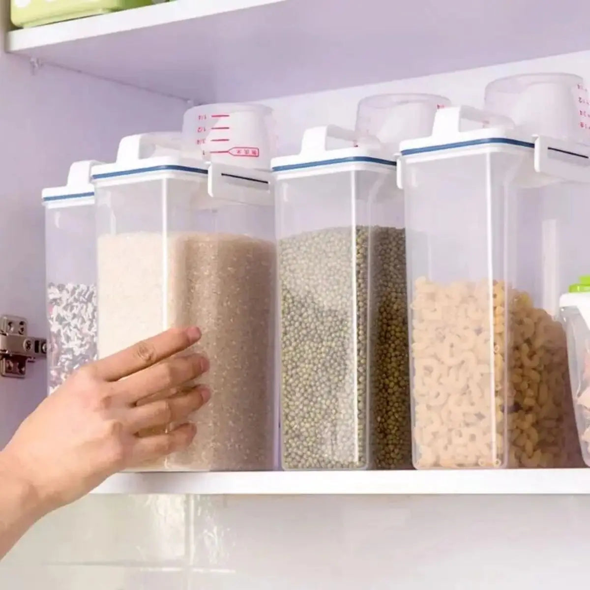 Recipiente Hermético para Almacenamiento de Alimentos