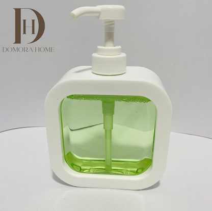 Dispensador de Jabón 500 ml,Multiusos para Jabón, Baño, Cocina, Crema, Gel antibacterial.