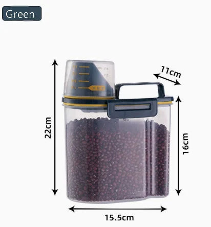 Recipiente Hermético para Almacenamiento de Alimentos