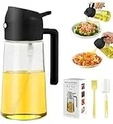Botella Dispensadora de Aceite 2 en 1 Vidrio,